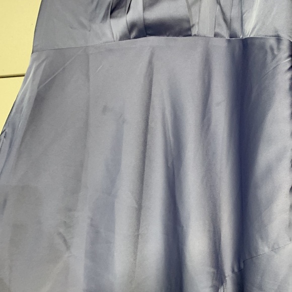 STUDIO LEXI INDIA DRESS STONE BLUE MAXI OPEN BACK SATIN NEW WITH TAGS 8 - Picture 14 of 15